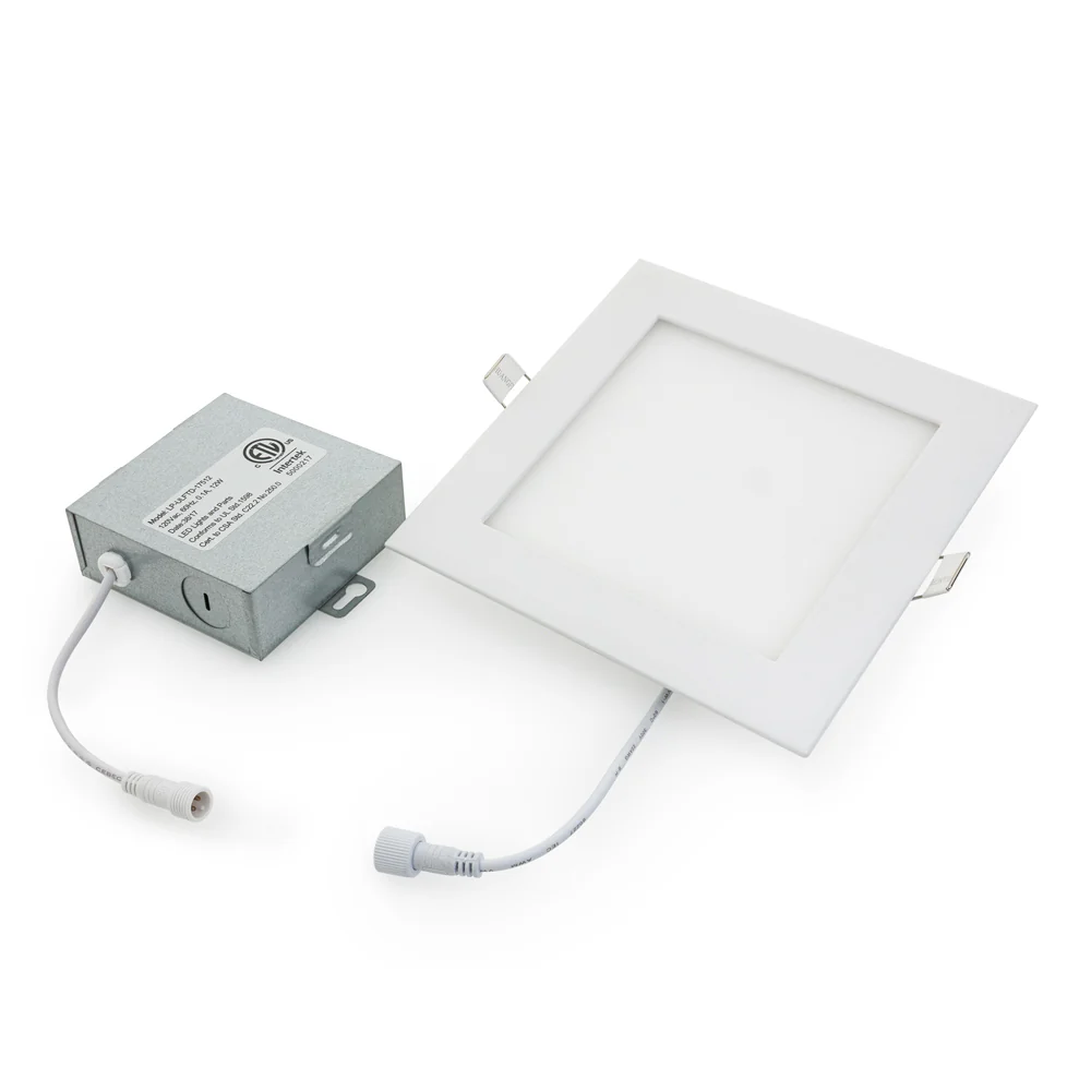 6 inch Square LED Panel Light LP-ULFTD-17512, 120V 12W 4000K(Natural White) - Image 4