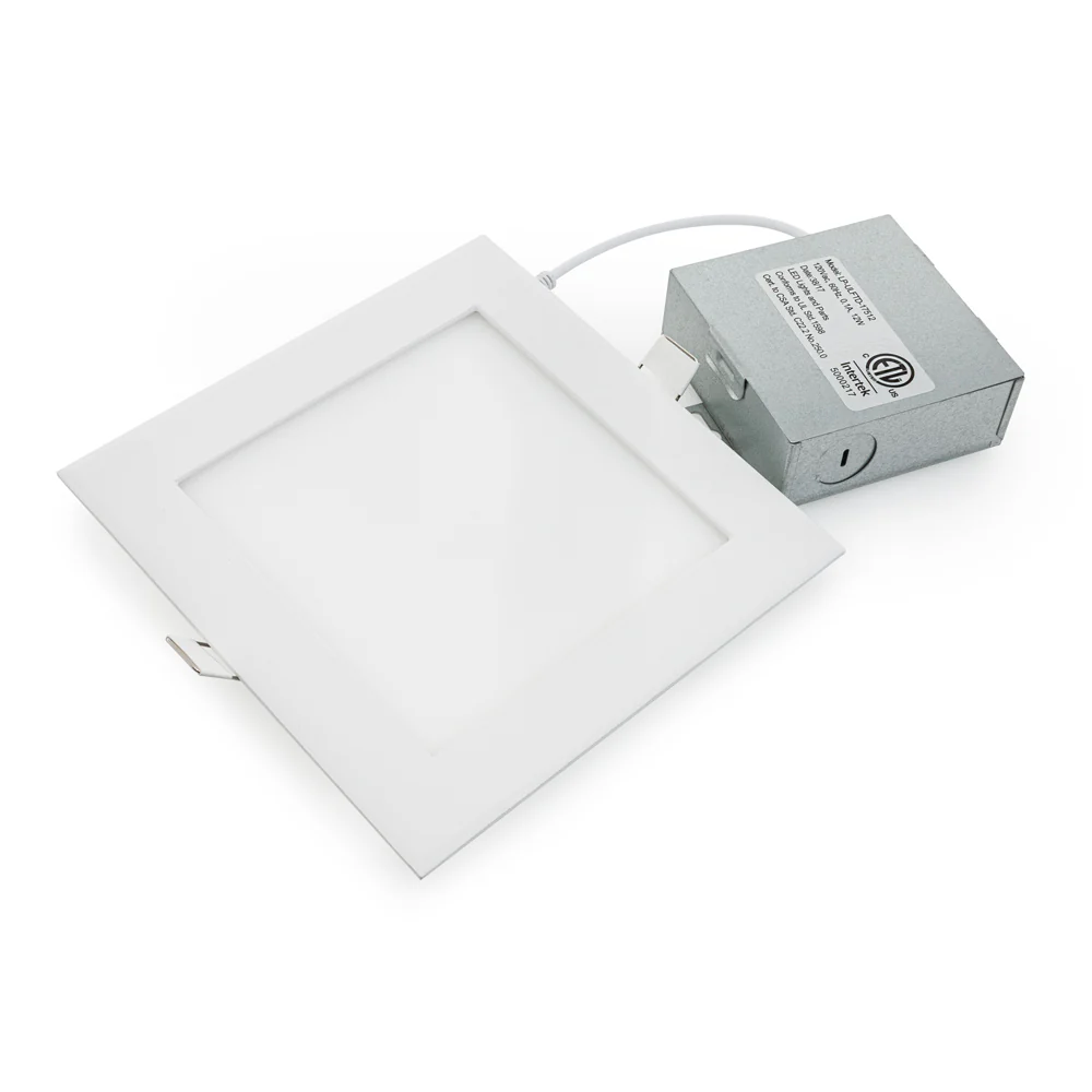 6 inch Square LED Panel Light LP-ULFTD-17512, 120V 12W 5000K(Daylight) - Image 4