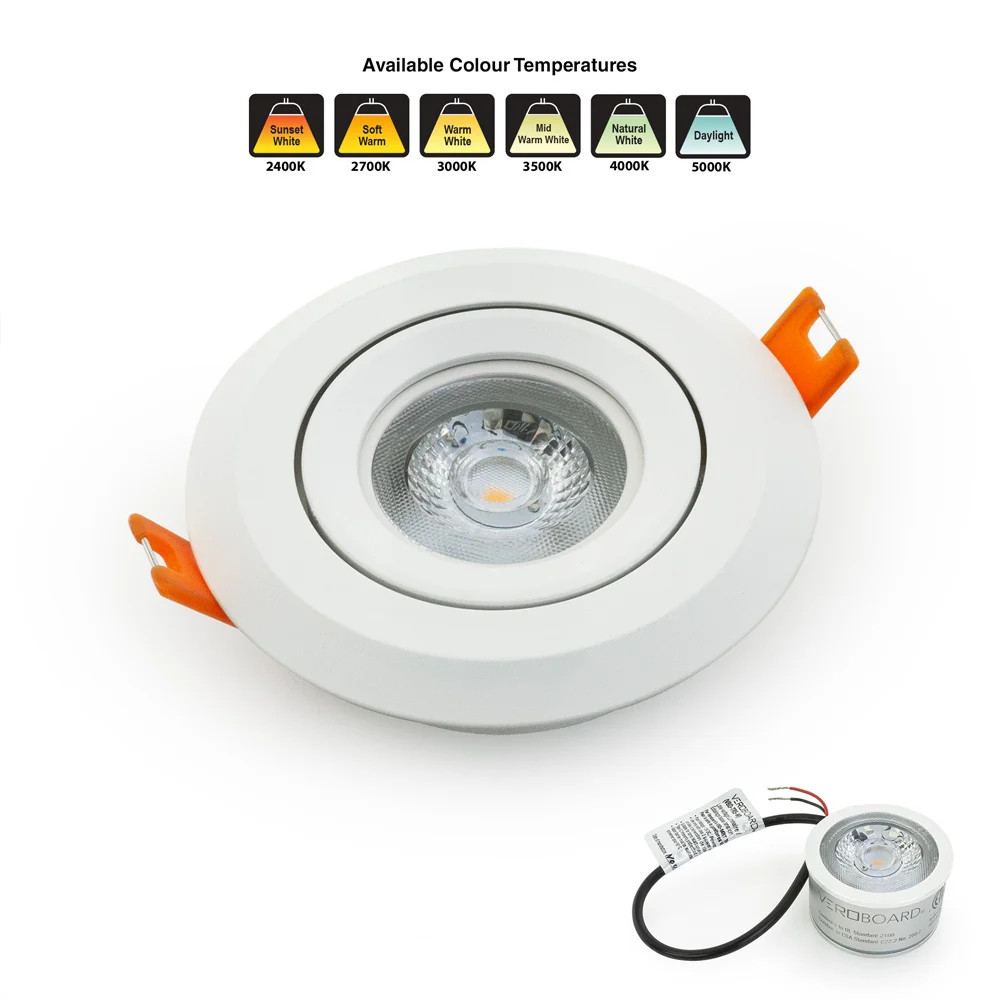 MTR-6W 12V Recessed LED Light Fixture, 3 inch Round White - Image 7