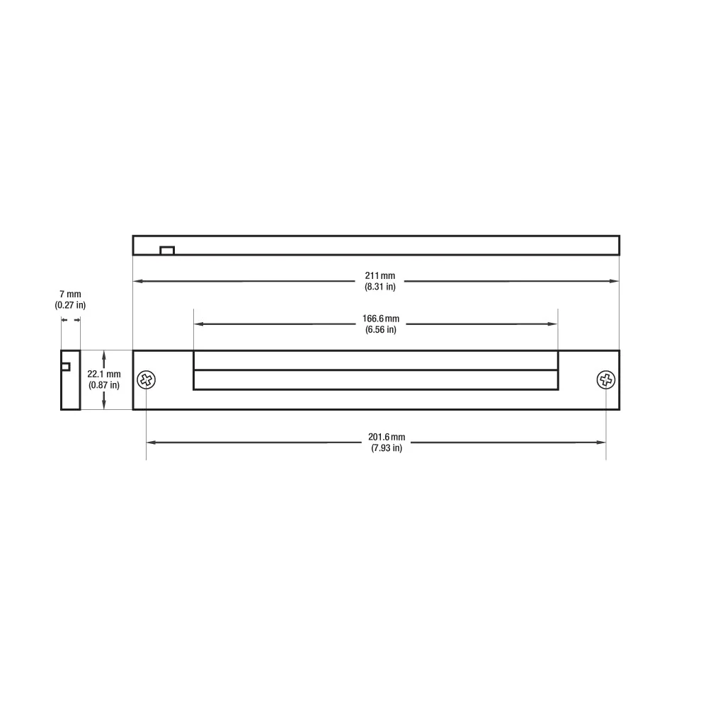 8 inch Linear Cabinet/ Shelf Light 24V 4.5W CCT(2.7K, 3K, 3.5K) Silver Grey - Image 3