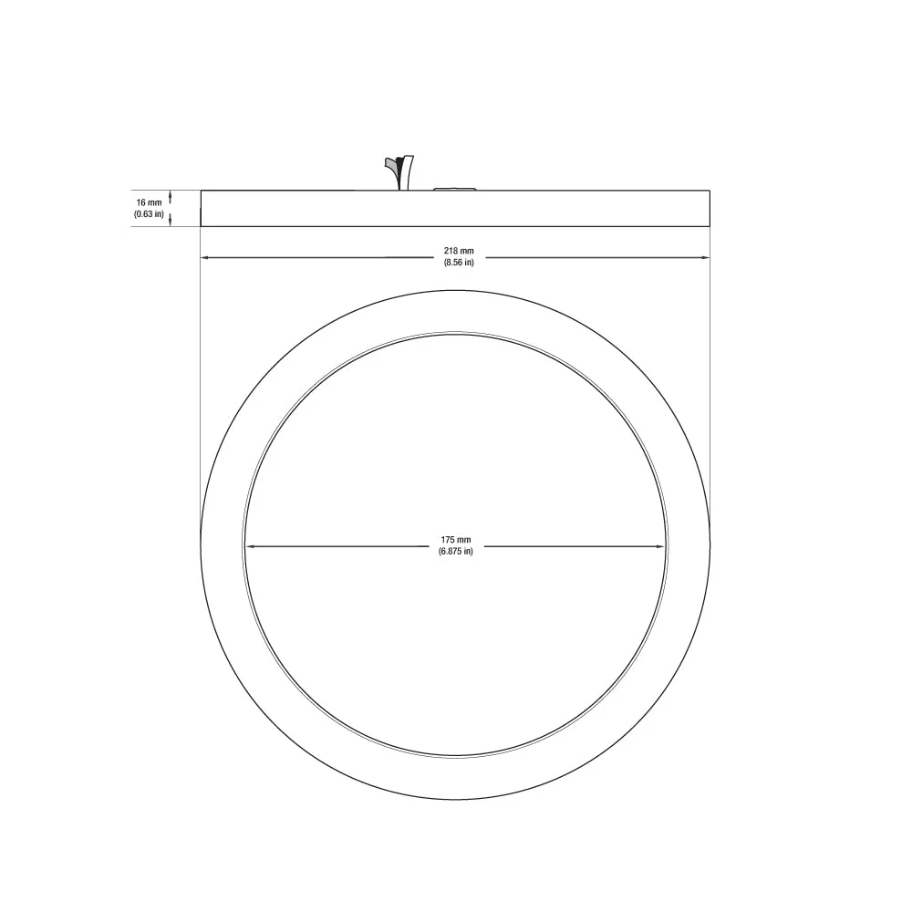 8 inch Round Dimmable Recessed LED Downlight / Ceiling Light , 120V 18W 3CCT(3K, 4K, 5K) - Image 2