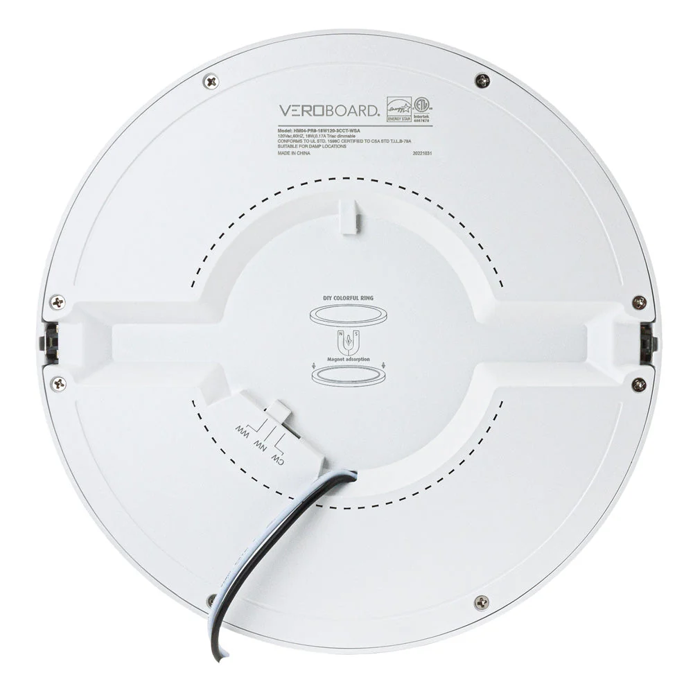 8 inch Round Dimmable Recessed LED Downlight / Ceiling Light , 120V 18W 3CCT(3K, 4K, 5K) - Image 3