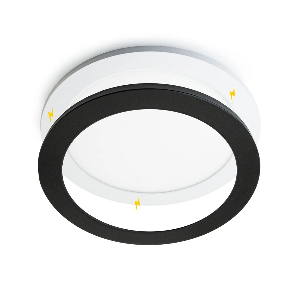 8 inch Round Dimmable Recessed LED Downlight / Ceiling Light , 120V 18W 3CCT(3K, 4K, 5K) - Image 8