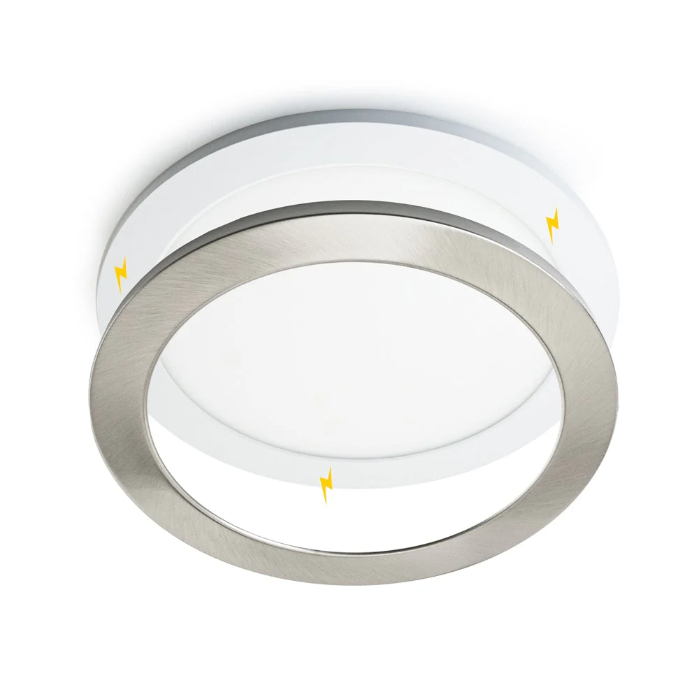 8 inch Round Dimmable Recessed LED Downlight / Ceiling Light , 120V 18W 3CCT(3K, 4K, 5K) - Image 9