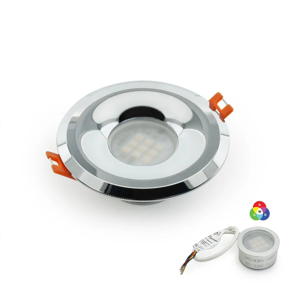 MTR-8C 12V Recessed LED Light Fixture, 2.5 inch Round Chrome - Image 7