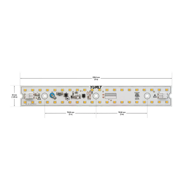 9 inch Linear ZEGA LED Module 120V 10W 3500K(Mid-Warm White), LIN 09-010W-935-120-S3-Z1A - Image 2