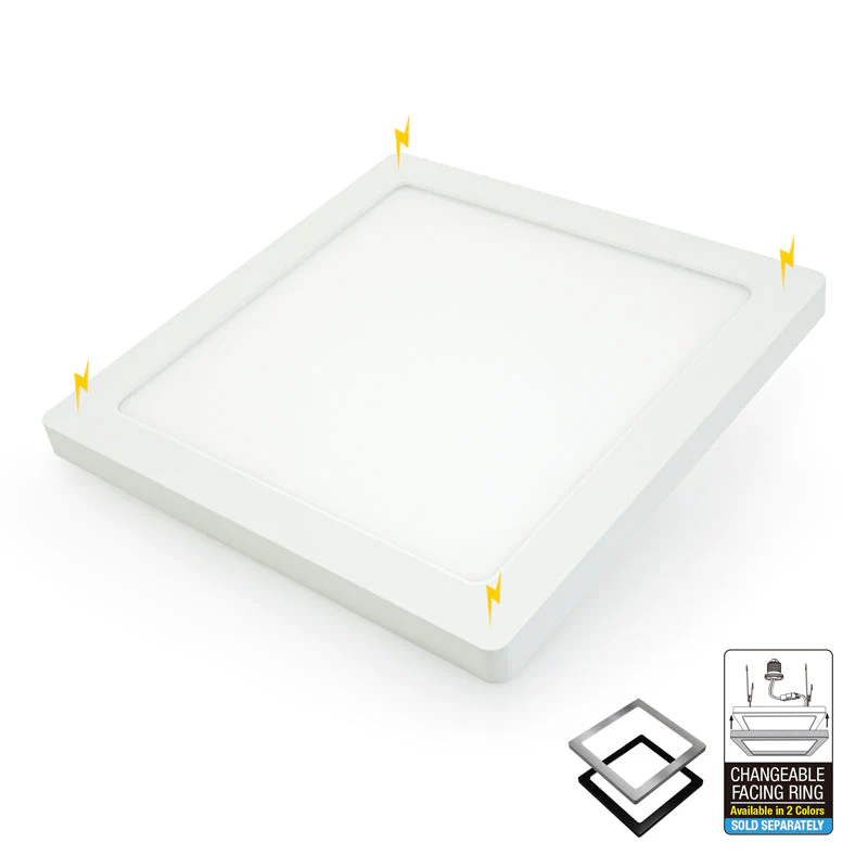 9 inch Square Dimmable Recessed LED Downlight / Ceiling Light , 120V 18W 3CCT(3K, 4K, 5K) - Image 5