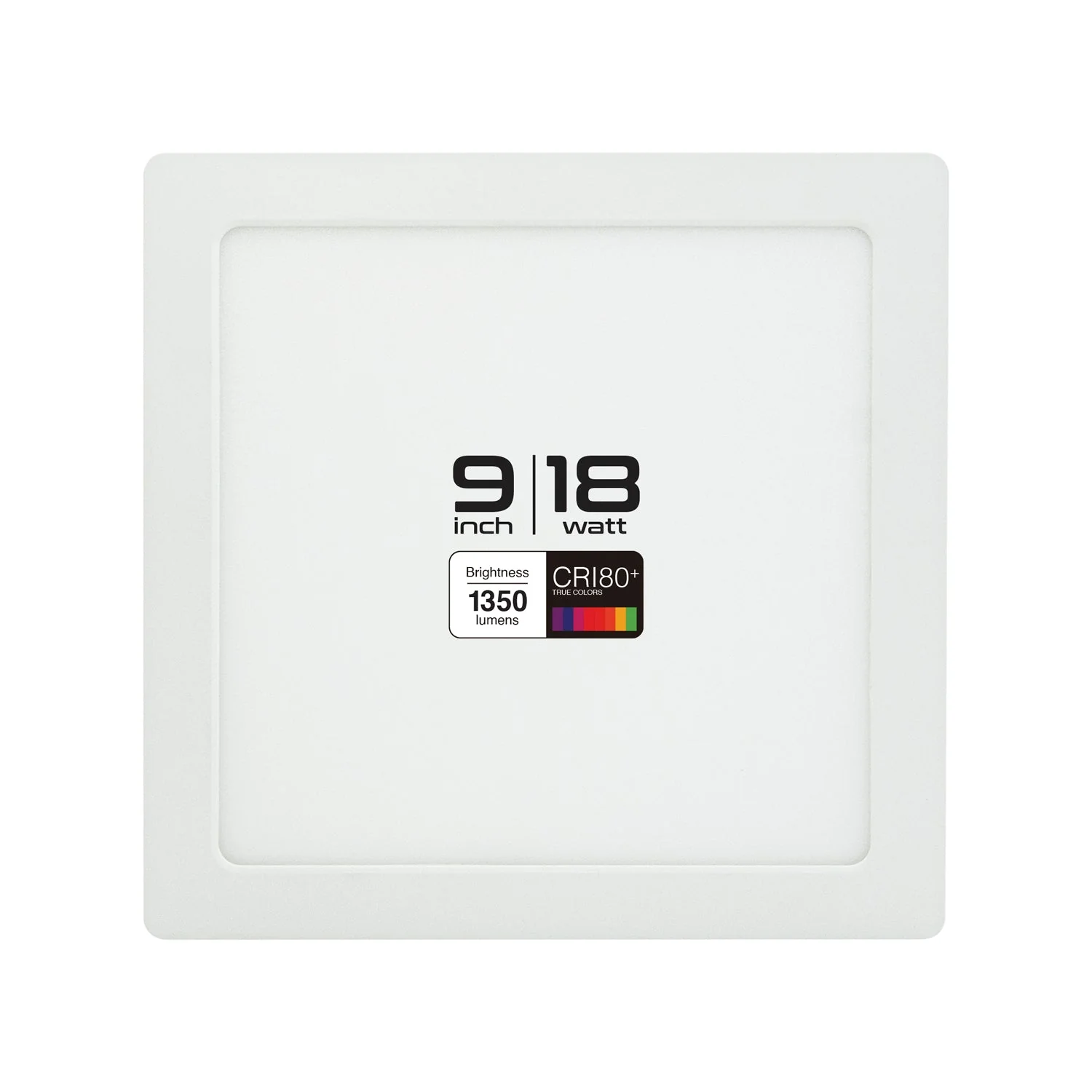 9 inch Square Dimmable Recessed LED Downlight / Ceiling Light , 120V 18W 3CCT(3K, 4K, 5K) - Image 6
