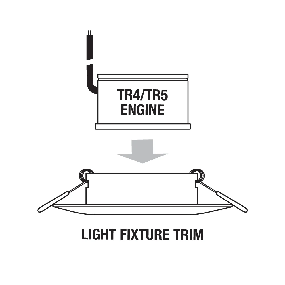 MTR-9B 12V Recessed LED Light Fixture, 2.5 inch Square Black - Image 10