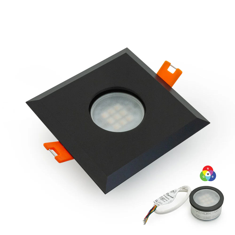MTR-9B 12V Recessed LED Light Fixture, 2.5 inch Square Black - Image 7