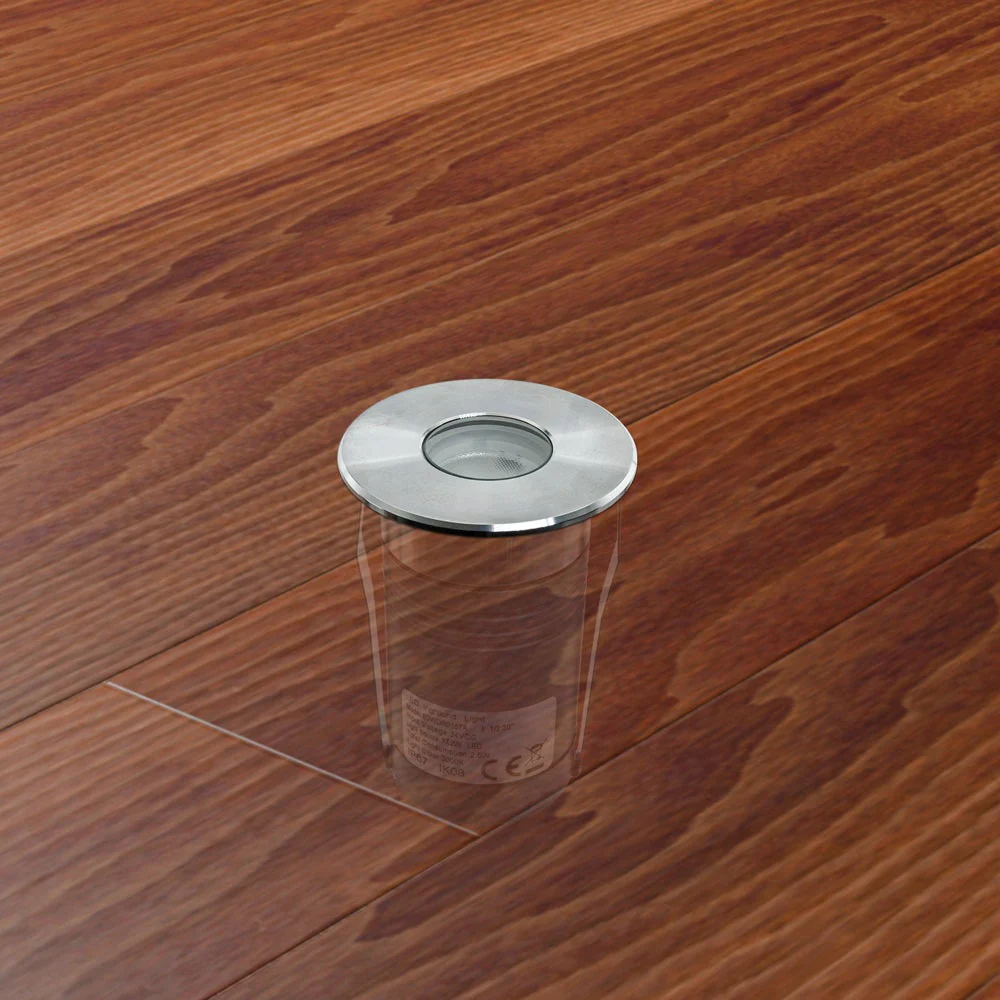 B2WDR0157A Round Recessed LED Inground Light, 24V 2.5W 3000K(Warm White) - Image 6