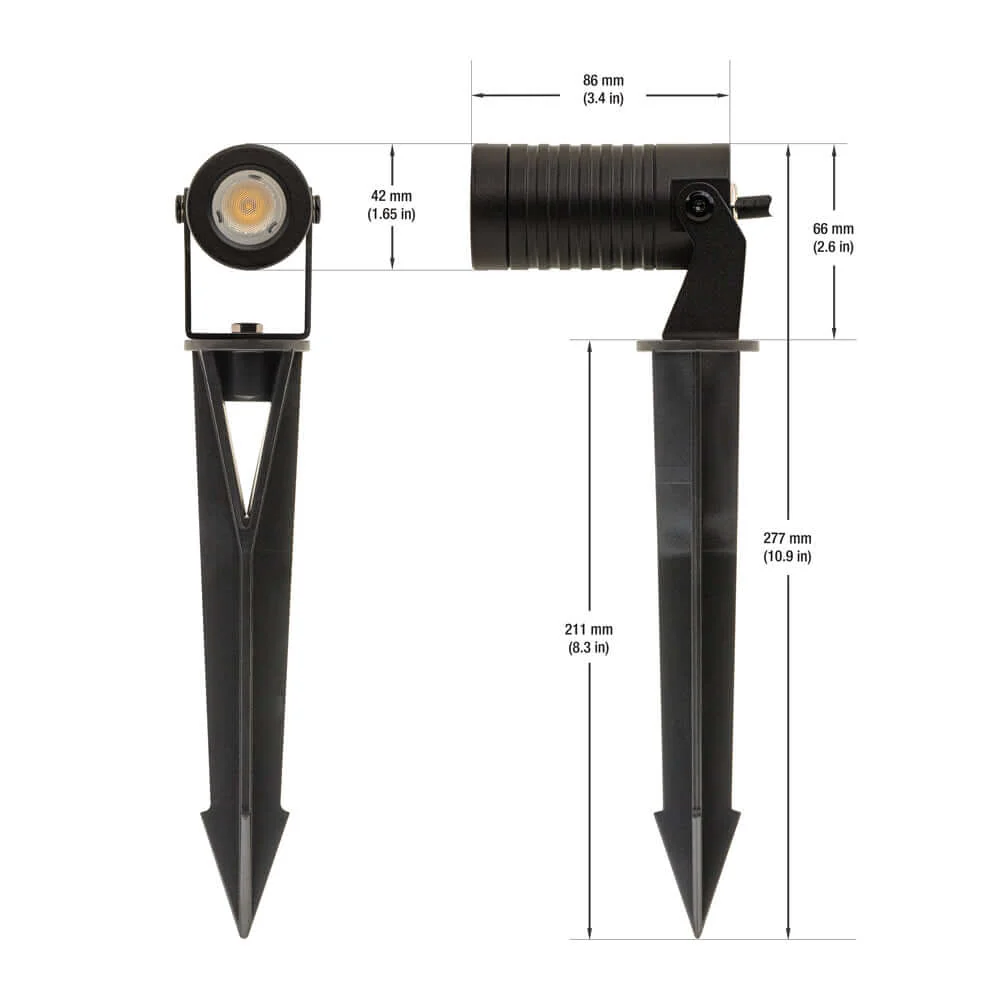 B3AB0157 LED Landscape Spot Light, 24V 2.6W 3000K(Warm White) - Image 2