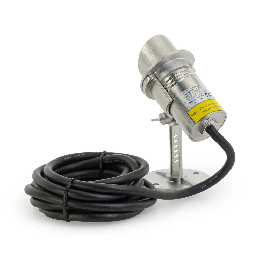 B5AF0158 Small type – Underwater LED Spot Light, 24V 3W 3000K(Warm White) - Image 4