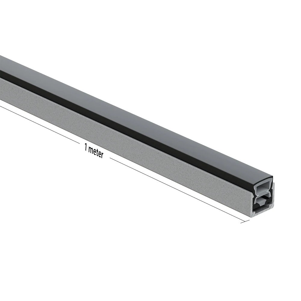 Black Silicone Flexible LED Neon channel N1010-SF-B, 10m (32.8ft) max SURFACE Mount - Image 5