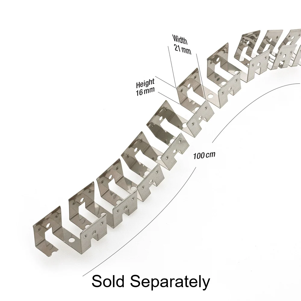 Black Silicone Flexible LED Neon channel N2020-SF-B, 10m (32.8ft) max SURFACE Mount - Image 6