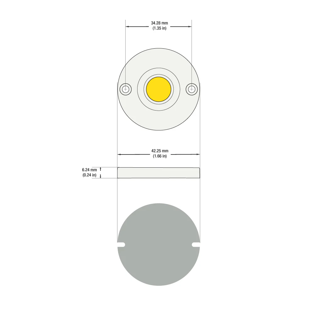 CBAC-42-30135-120V-27 COB Paragon LED Module with H42135AC LED Holder, 120V 14W 2700K(Soft White) - Image 2