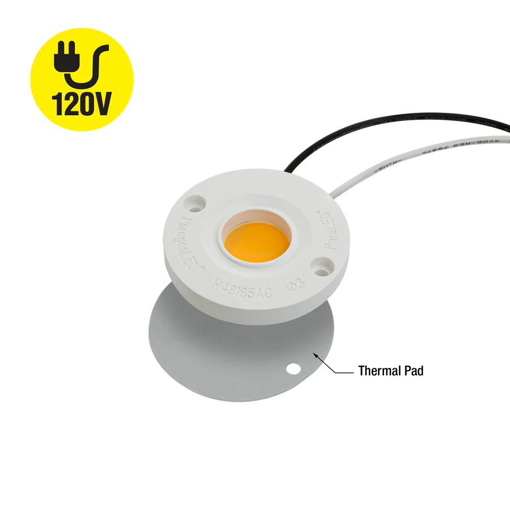 CBAC-42-36185-120V-27 G17 COB Paragon LED Module With H48185AC LED Holder, 120V 14W 2700K(Soft White) - Image 4