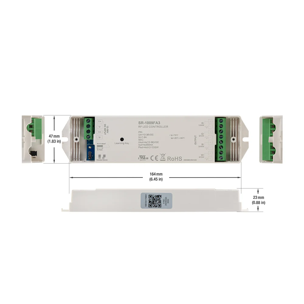Constant Current Receiver SR-1009FA3, 350MA 12-36VDC 16.8-50.4W - Image 2