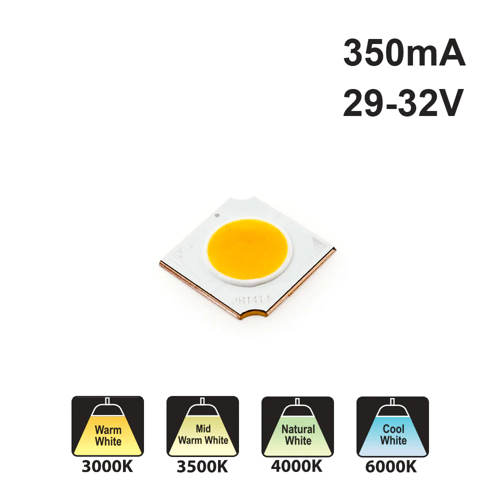 Constant Current COB LED Module, 350mA 10W CCT(3K, 3.5K, 4K, 6K)