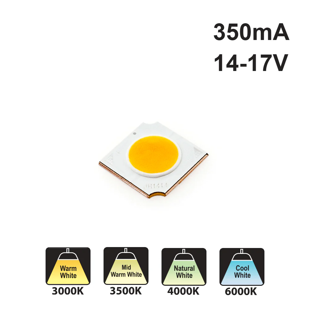 Constant Current COB LED Module, 350mA 5W CCT(3K, 3.5K, 4K, 6K)