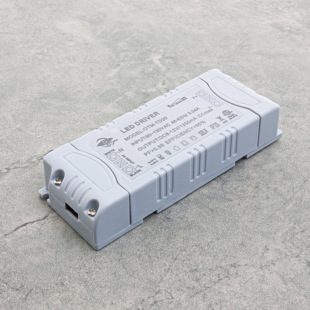 OTTIMA OTM-TD20 Constant Current Triac Dimming LED Driver, 1250mA 8-12V 15W - Image 4