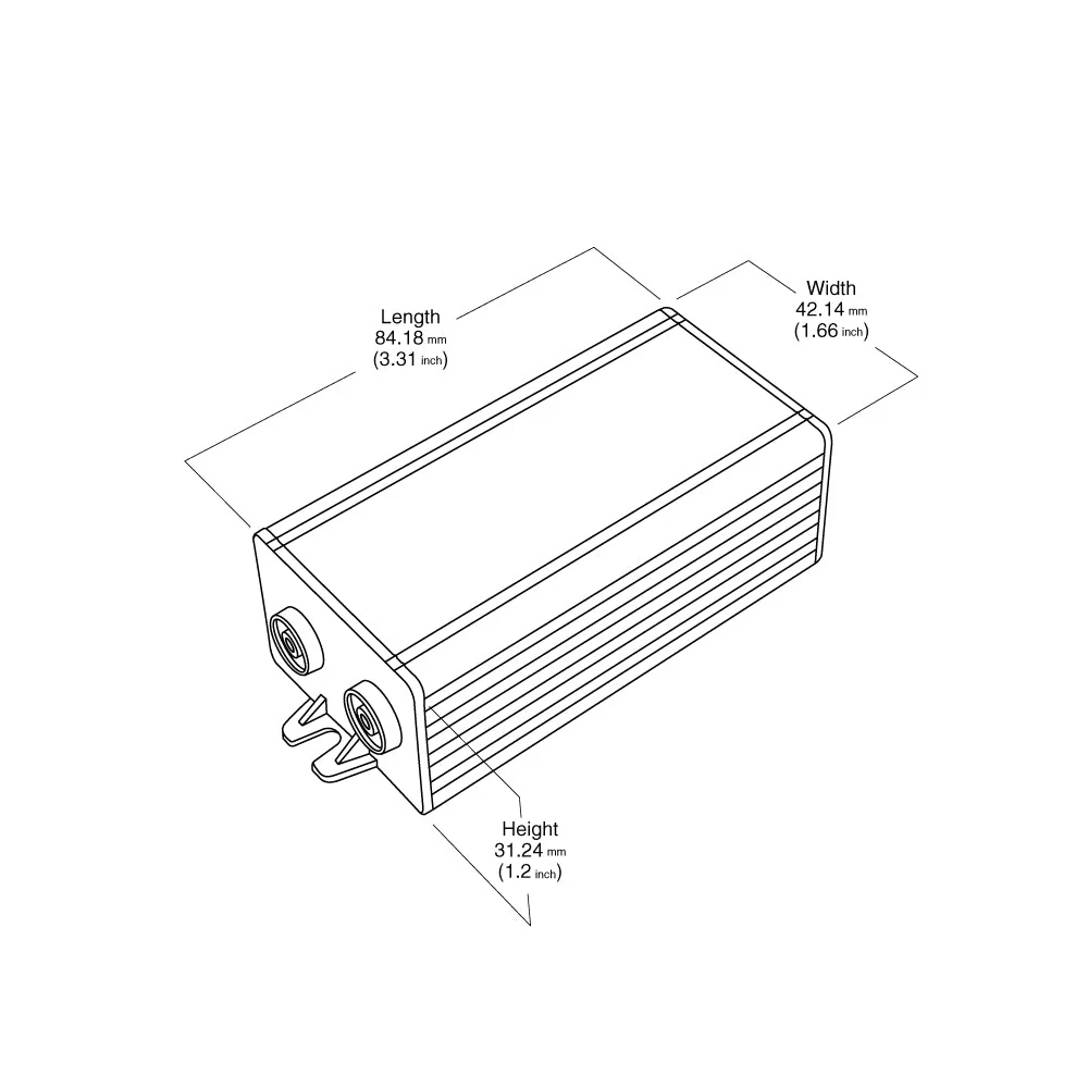 BX50W Non-Dimmable Constant Current LED Driver, 12-24V 50W 1500mA - Image 2