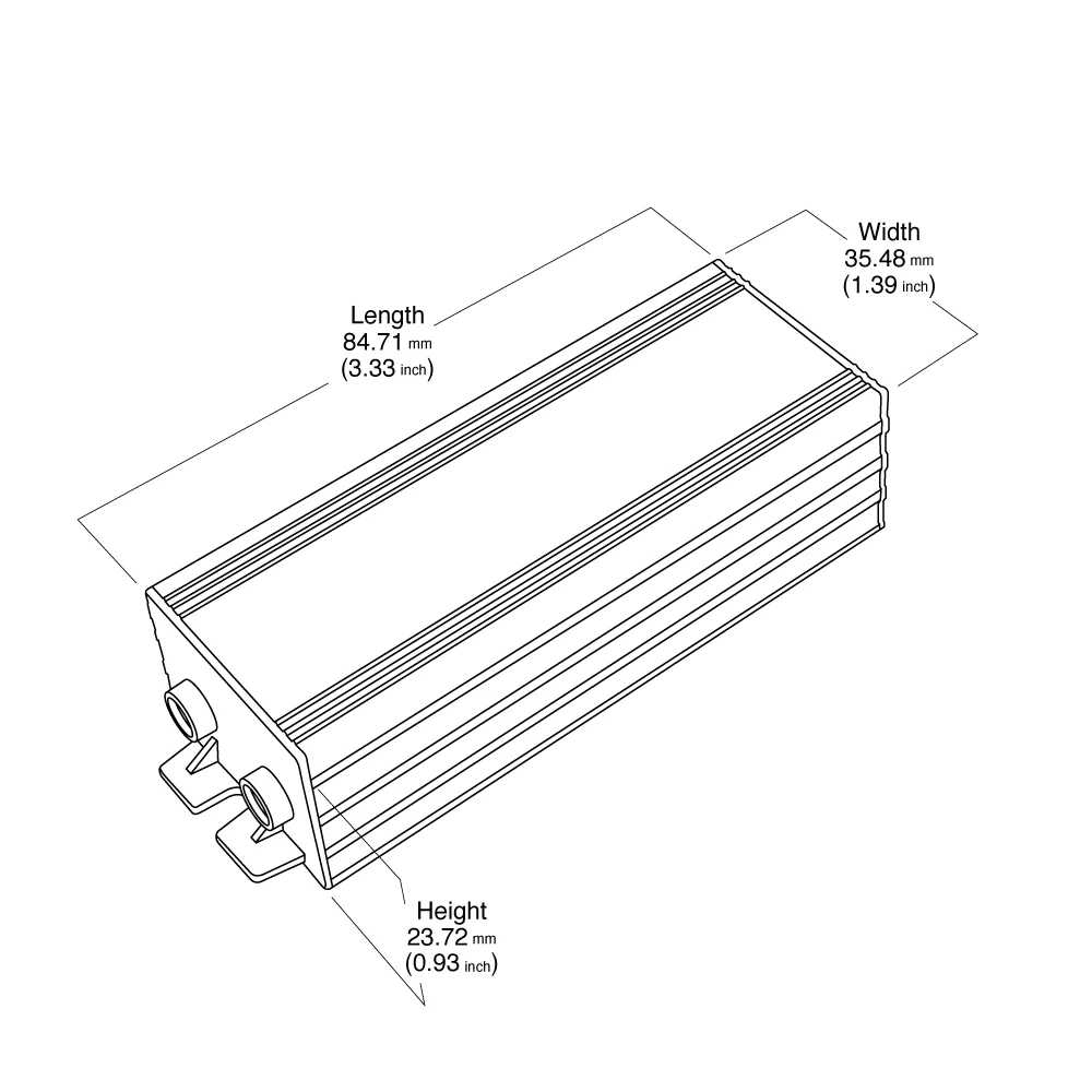 DXQ-SF-45W Constant Current LED Driver, 12-24V 45W 1000mA - Image 2