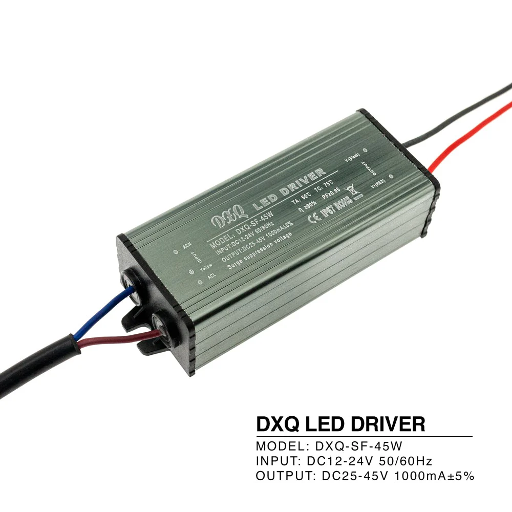 DXQ-SF-45W Constant Current LED Driver, 12-24V 45W 1000mA - Image 4
