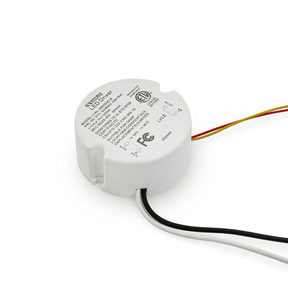 Constant Current Dimmable LED Driver 600mA 25-40V 25W max, L1AL-060024D-B - Image 3