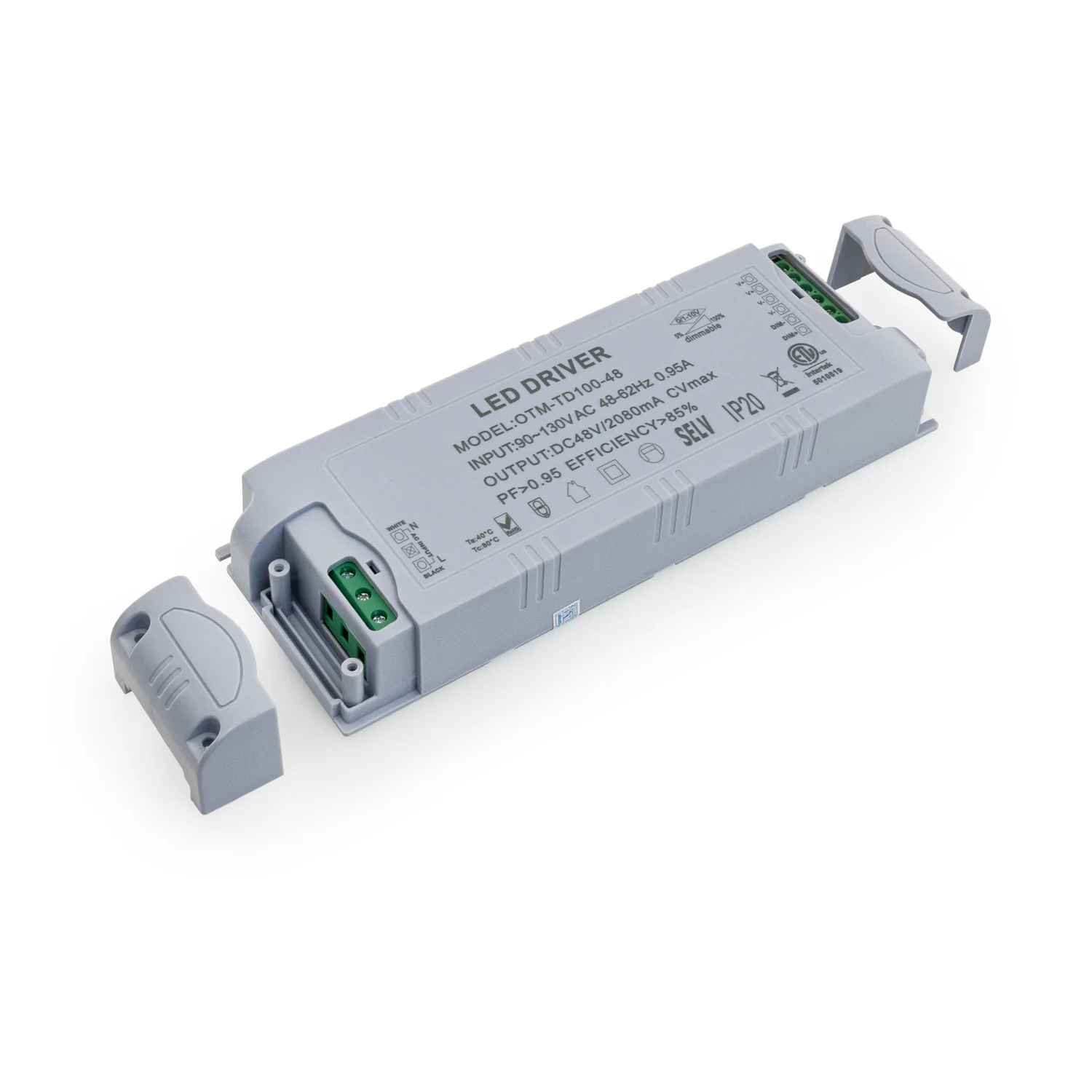 OTM-TD100-48 Constant Voltage LED Driver, 0-10V Dimmable LED Driver 48V 100W - Image 3
