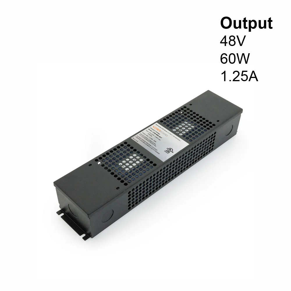 OTM-W60-48-F 0-10V Dimming Constant Voltage  LED Driver 48V 60W