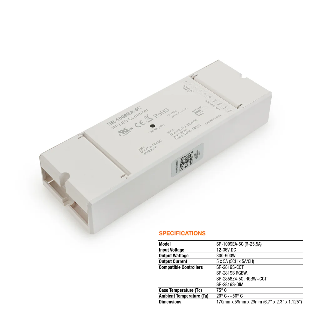 Constant Voltage Receiver SR-1009EA-5C, 12-36V 300-900W - Image 4
