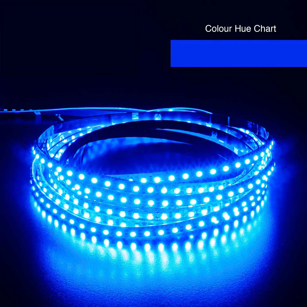5M(16.4ft) Indoor LED Strip Light 3528, 12V 3(w/ft) Blue