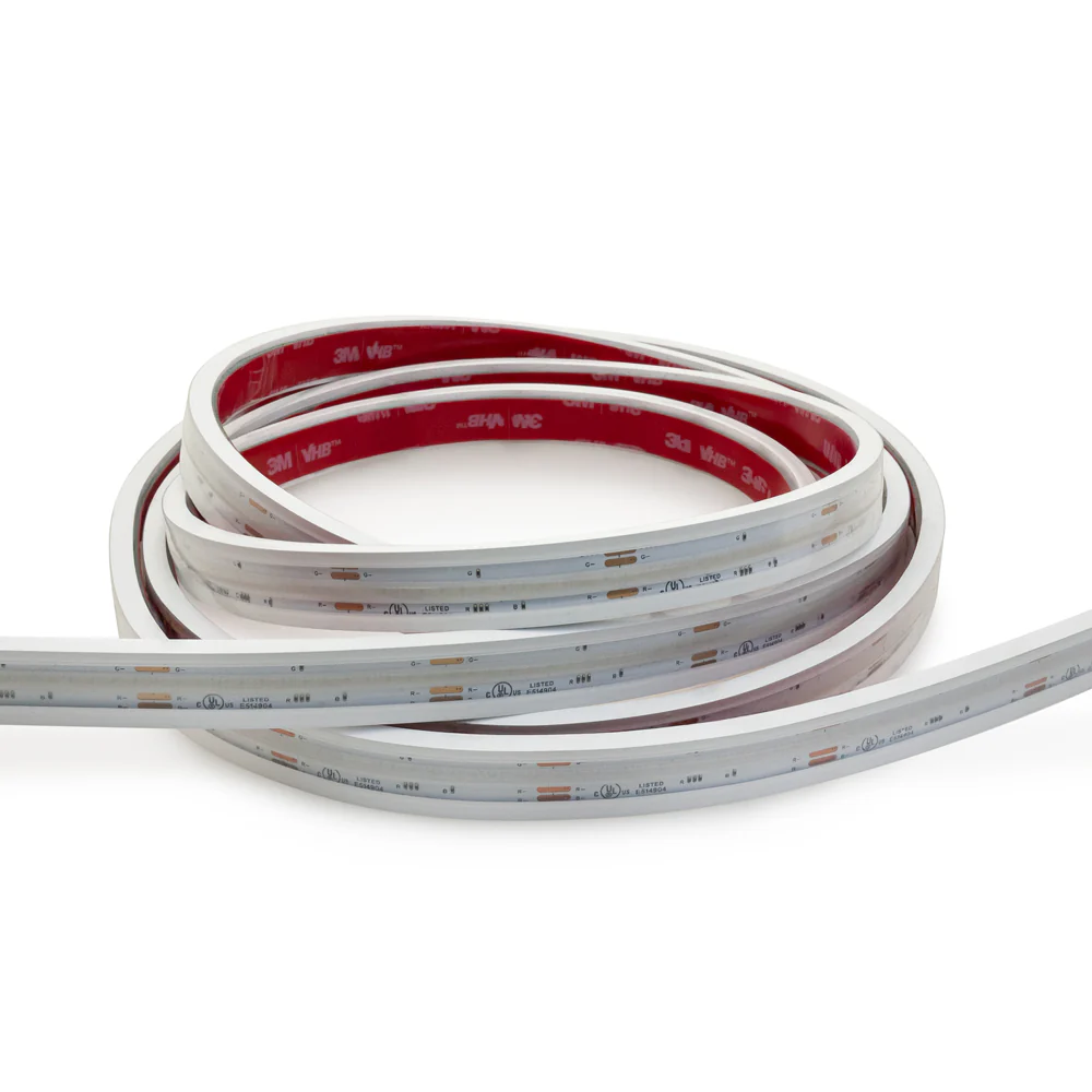 Custom cut Outdoor COB LED Strip Light, 24V 4.5(w/ft) RGB - per foot - Image 3