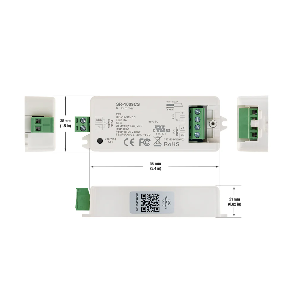 Constant Voltage Receiver SR-1009CS single color 12-36V 96-288W - Image 2