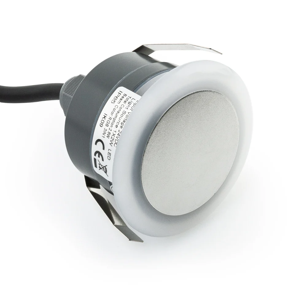 D1BO0118 Round Recessed Inground and Wall light, 24V 2.8W RGB - Image 5