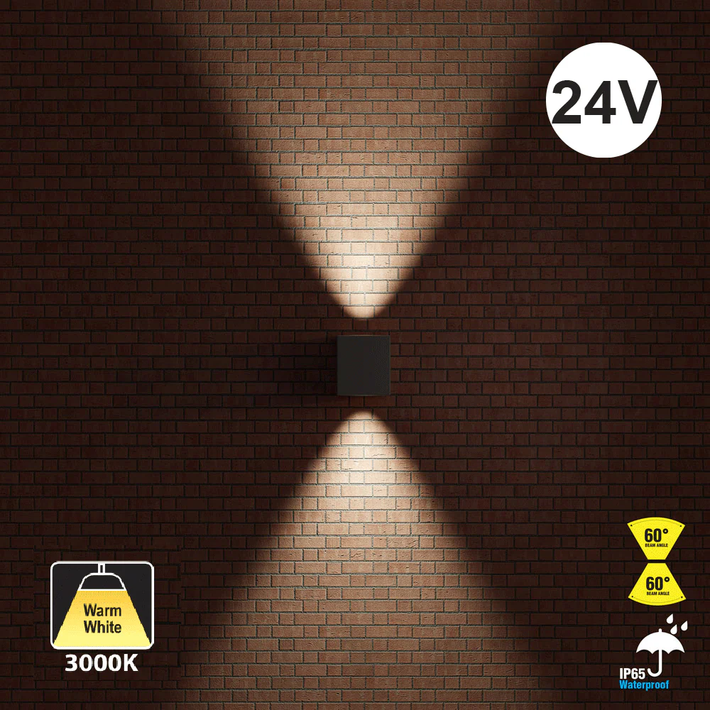 D7AB0237 LED Wall Light Up Down, 24V 6W 3000K(Warm White)