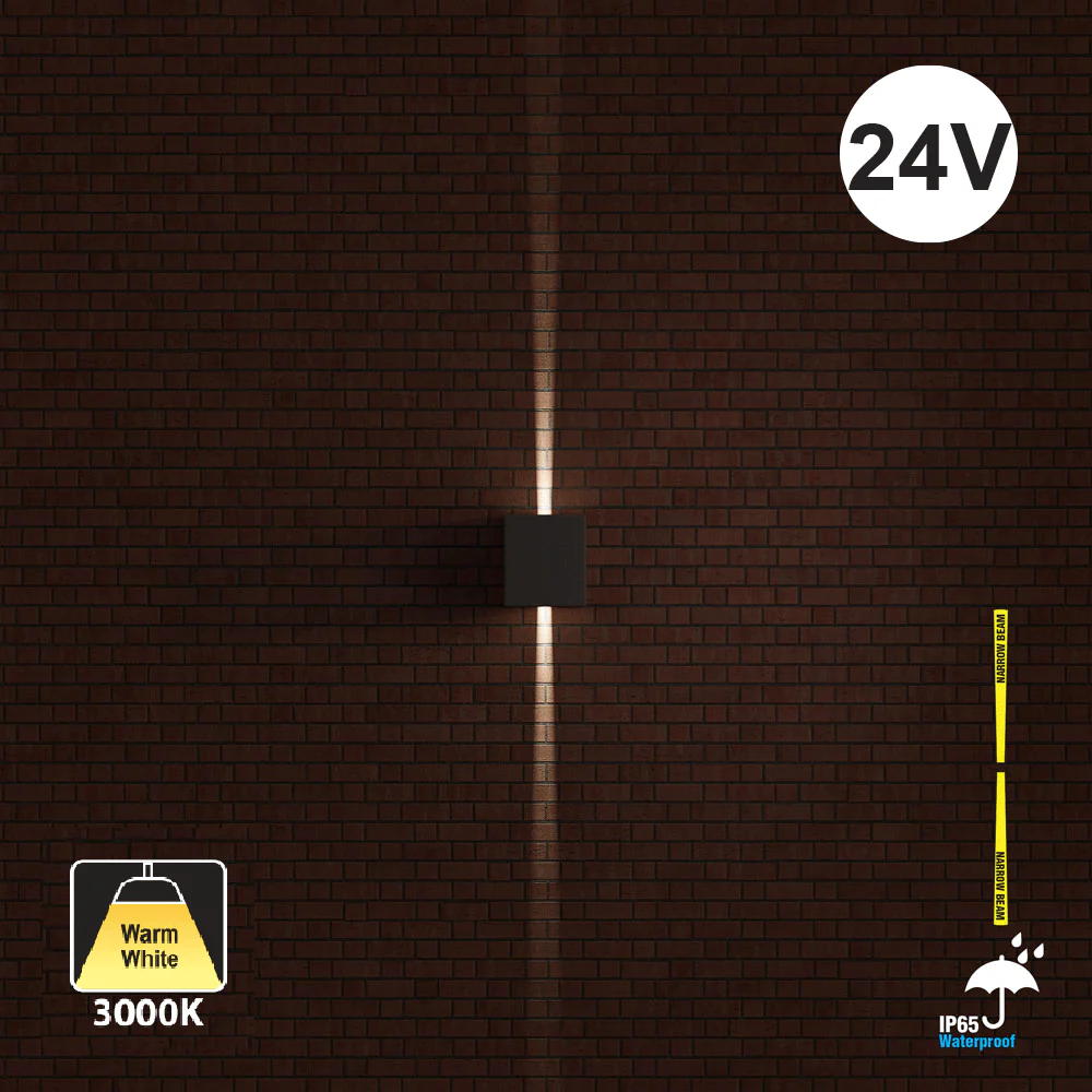 D7AD0237 LED Wall Light Up Down, 24V 6.2W 3000K(Warm White)