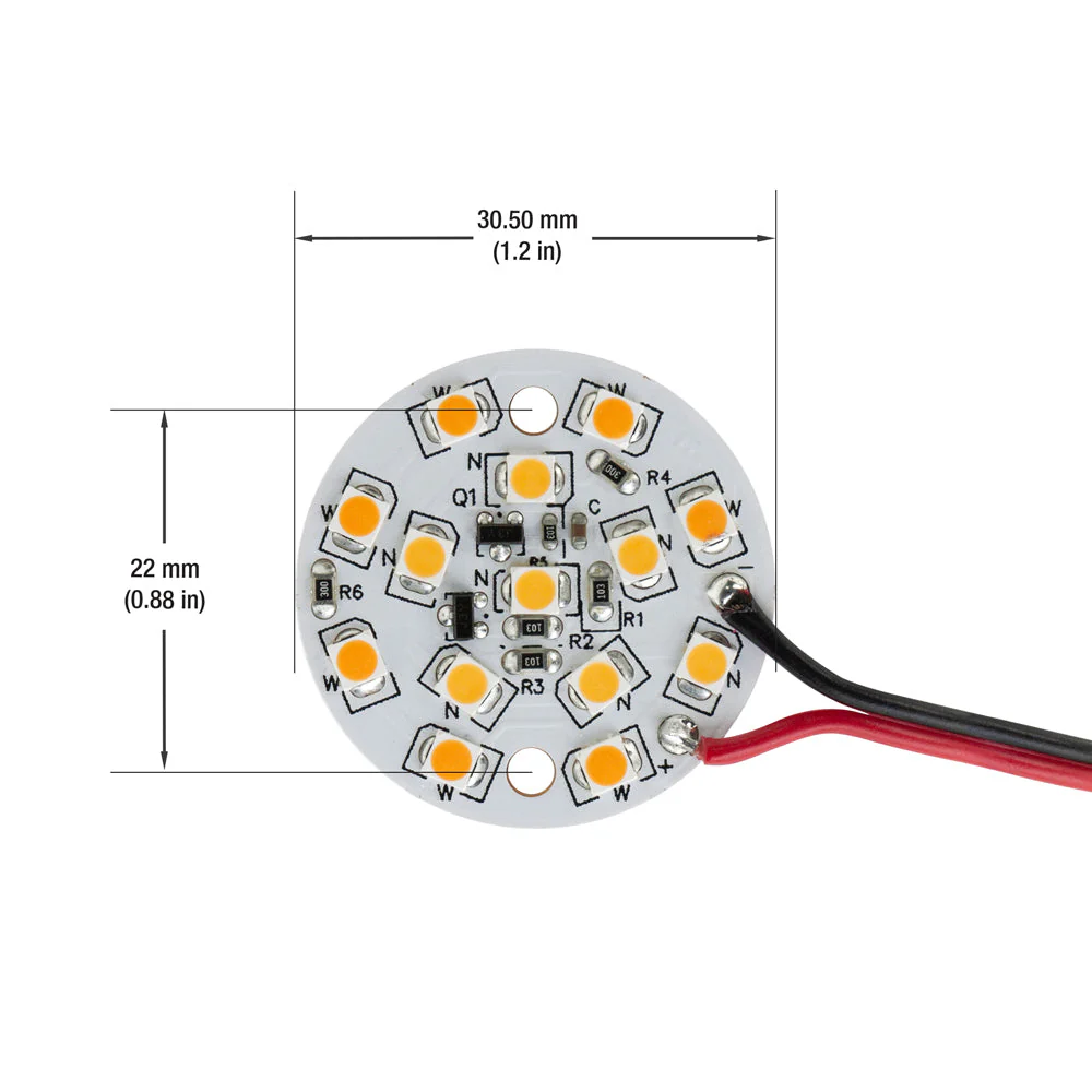 Dim to Warm Constant Voltage LED Module 3.5W 24V PWM dimming 1800-3500K - Image 2