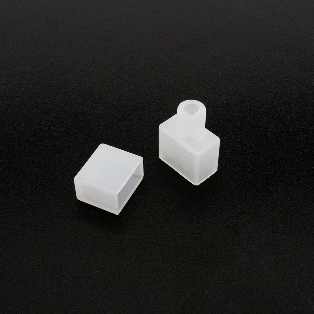 Neon LED Channel Endcaps EN0612-W