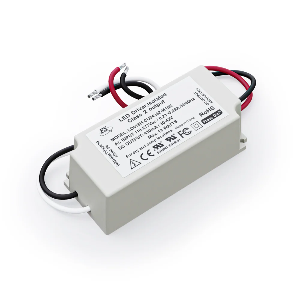 ES LD018H-CU04342-M18E Constant Current LED Driver, 430mA 30-42V 18W max - Image 3