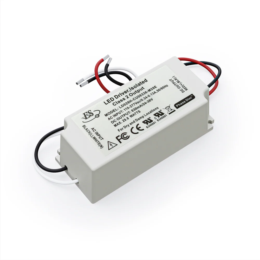 ES LD028H-CU08336-M28E Constant Current LED Driver, 830mA 24-36V 29.8W max - Image 3