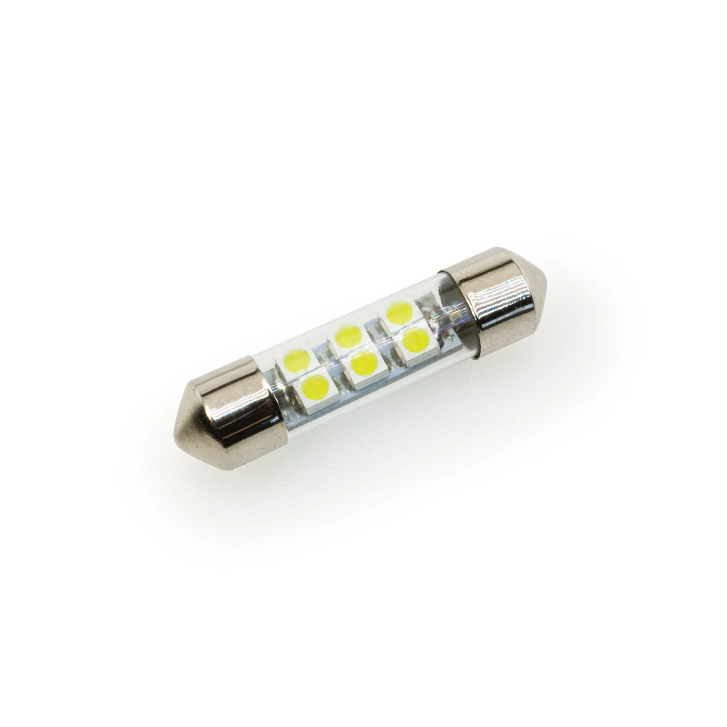 Festoon LED Bulb, 12V 0.5W 6000K(Cool White)