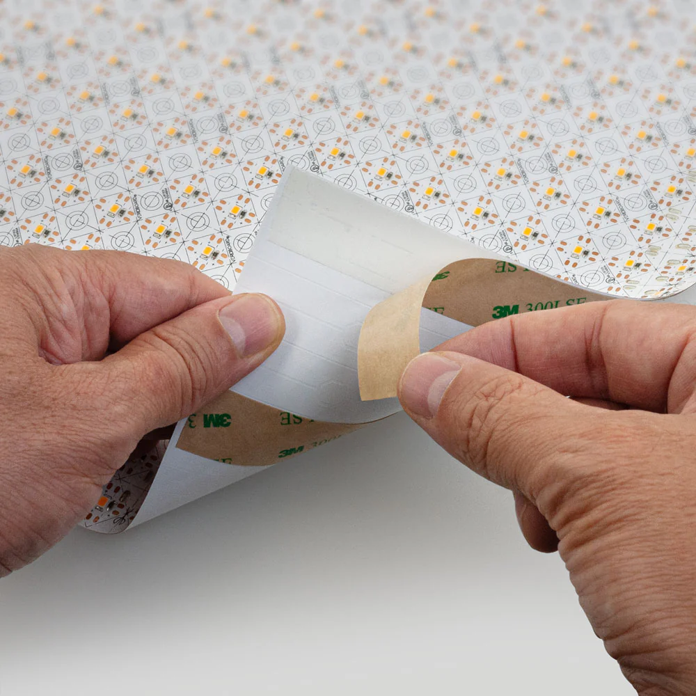 Flexible LED Backlighting Sheet for behind Stone and Glass, 24V 24W 3000K (Warm White) - Image 8