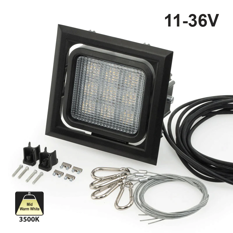 LED Flood light 11-36V 20W 3500K(Mid-Warm White)