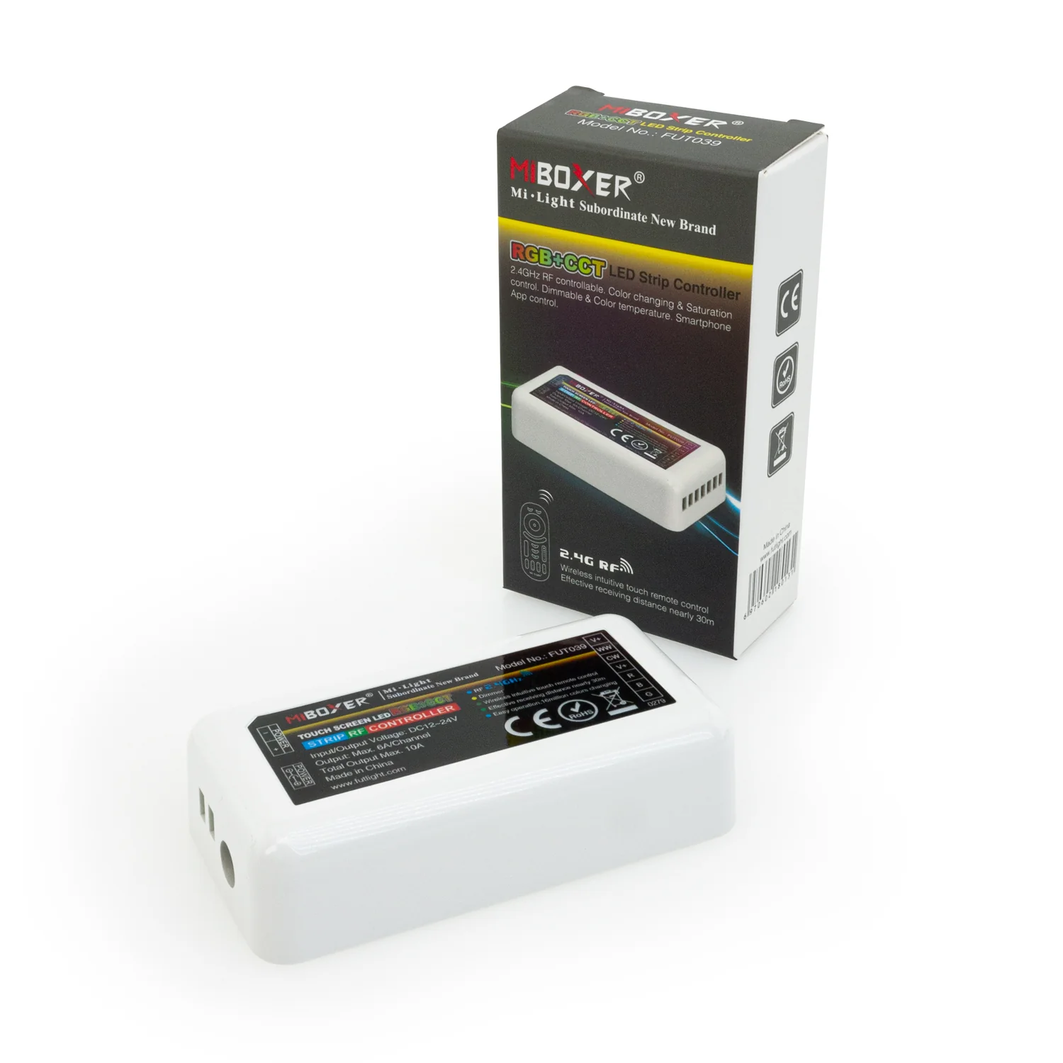 FUT039 Mi-Light 2.4GHz WIFI RGB+CCT LED Controller B4 12-24V - Image 3
