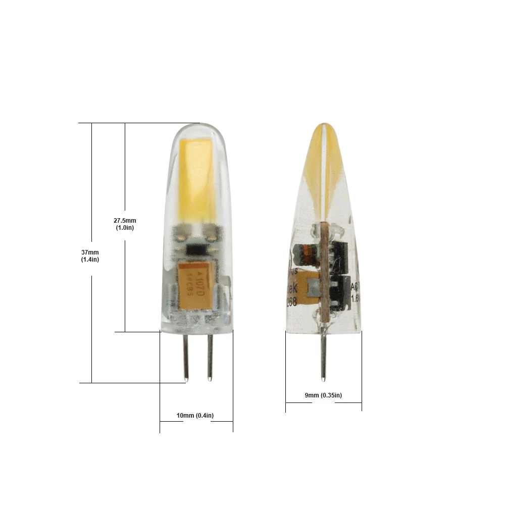 G4 Bulb Bi-Pin COB LED, 12V 2W 6000K(Cool White) - Image 2