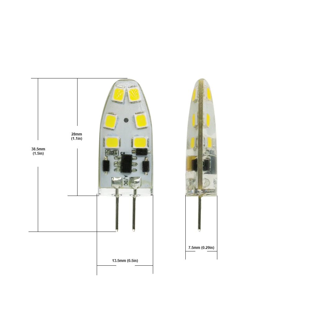G4 LED Lamp Bi-Pin, 12V 1.5W 6000K(Cool White) - Image 2