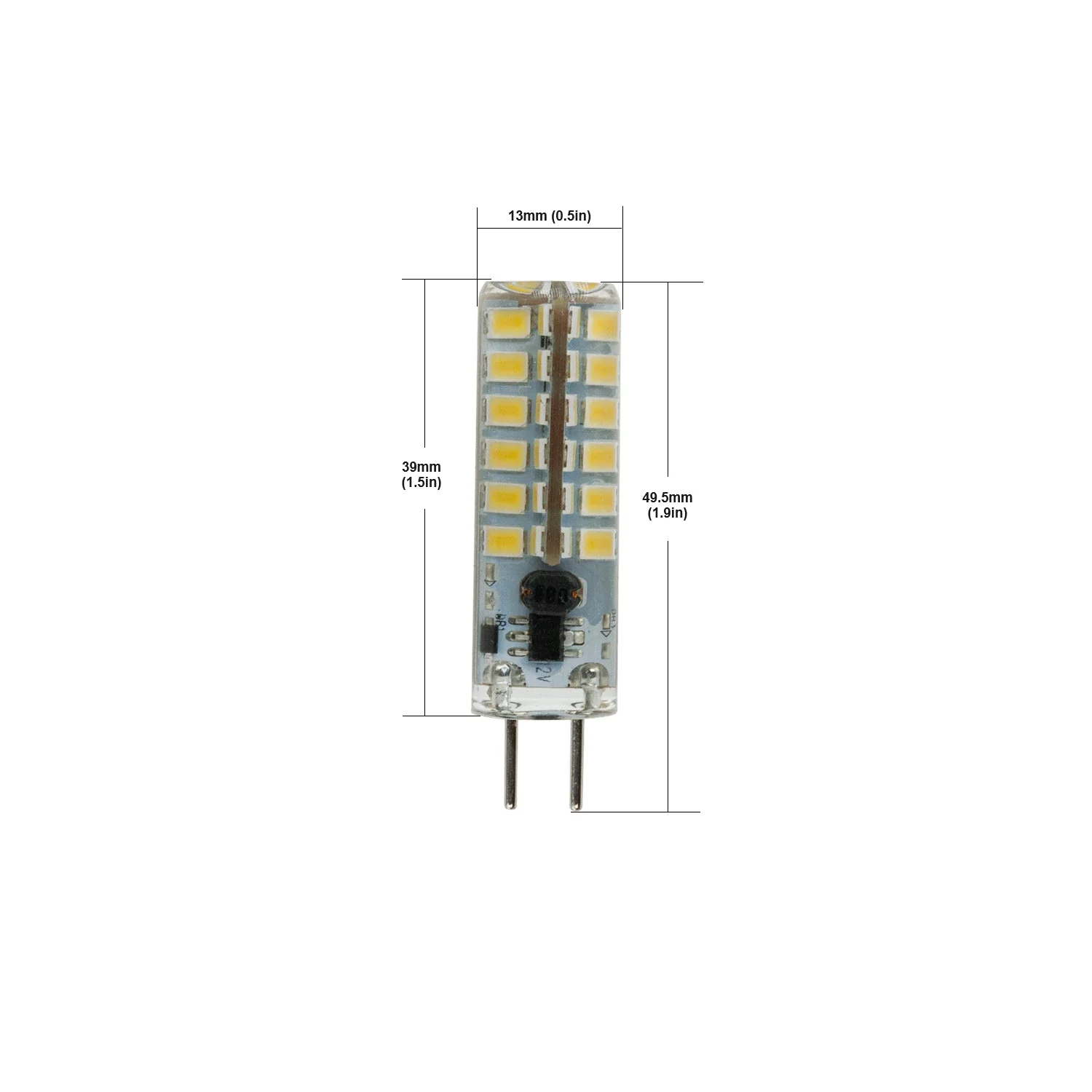 G4 Light Bulb Bi-Pin, 12V 2.5W 6000K(Cool White) - Image 2