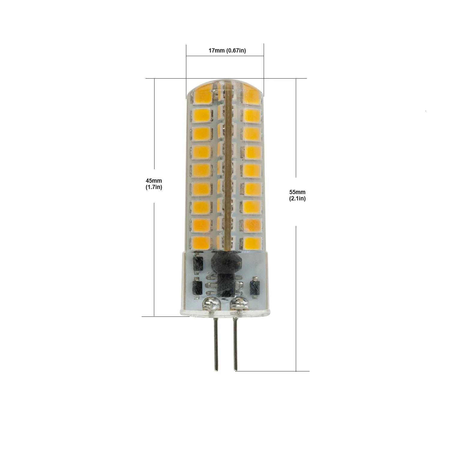 G4 Light Bulb Bi-Pin, 12V 3.5W 3000K(Warm White) - Image 2